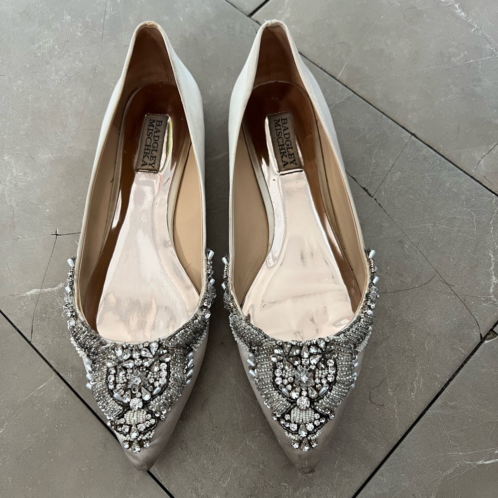 Badgley Miscka Malena Ballet Flats - Ivory